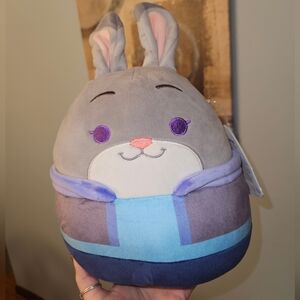 NWT Judy Hopps Zootopia Police Bunny Disney Squishmallow 8"
